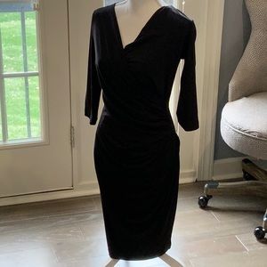 Anatomies NWT black ‘Marine Travel” wrap dress size M